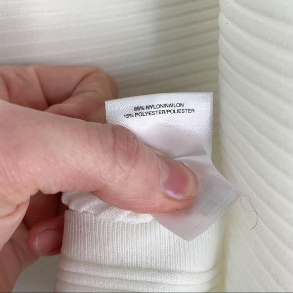 ANNE KLEIN Textured Semi Sheer Blouse - Picture 4 of 11